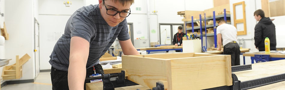 making a drawer in carpentry class